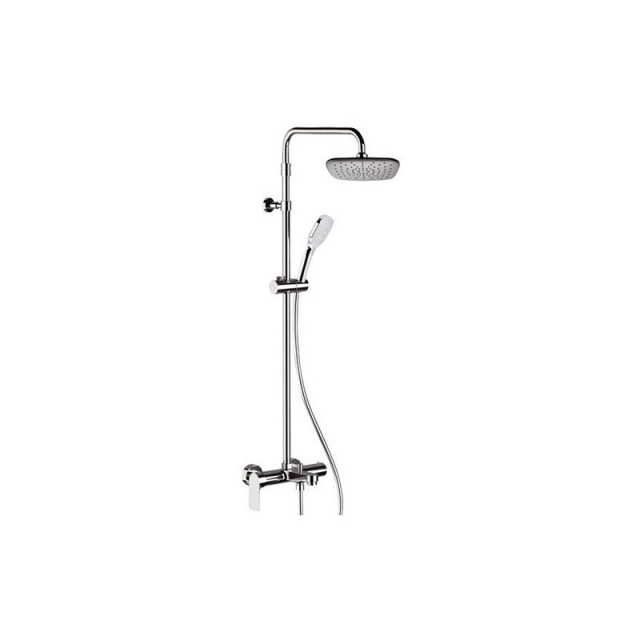 Daniel Tiara TA636DAAD20 Wand-Badewannen-Brausebatterie mit Handbrause und Kopfbrause | Edilceram Design