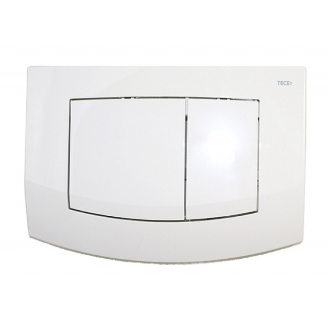 Toilettenplatten Tece Tece ambia externe Toilettenplatte aus Kunststoff mit Doppelknopf 9.240.200 | Edilceramdesign