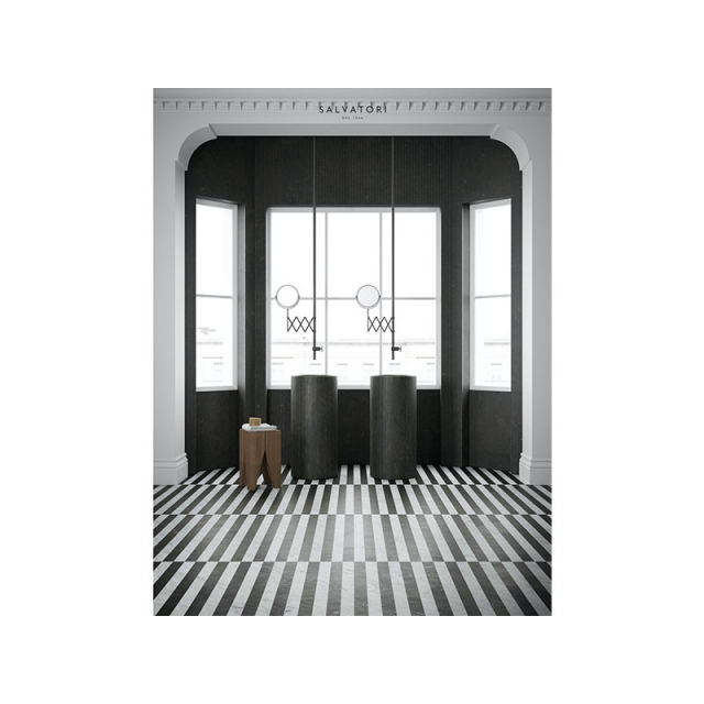 Salvatori Runder freistehender Waschtisch der Kollektion Adda | Edilceram Design