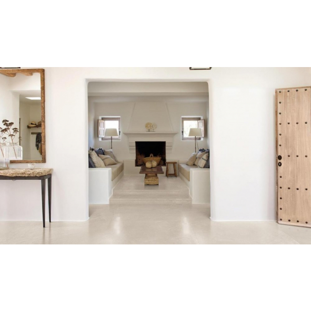 Fliesen in Betonoptik 80x80 Viva Ceramica +3 Weiß E36X | Edilceram Design