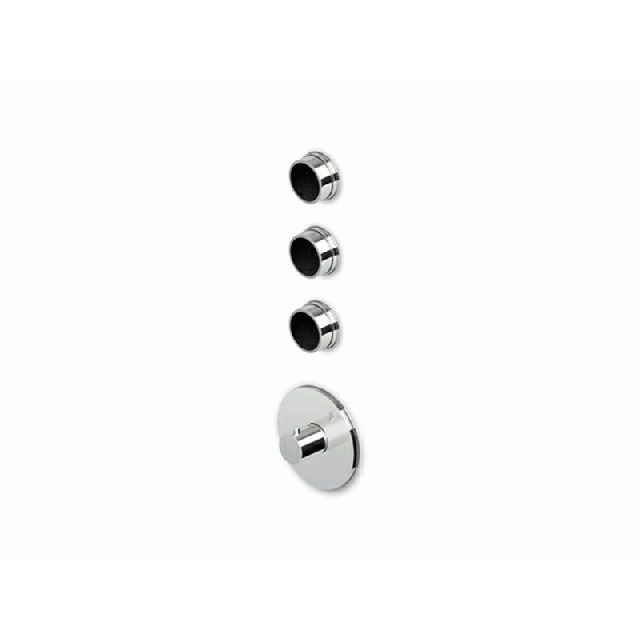 Zucchetti Savoir ZSA661 Thermostat-Wandbatterie mit 3 Absperrhähnen | Edilceramdesign